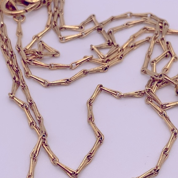 💝 Italian Golden Chain Necklace Cross Pendant - Vintage - Picture 4 of 5